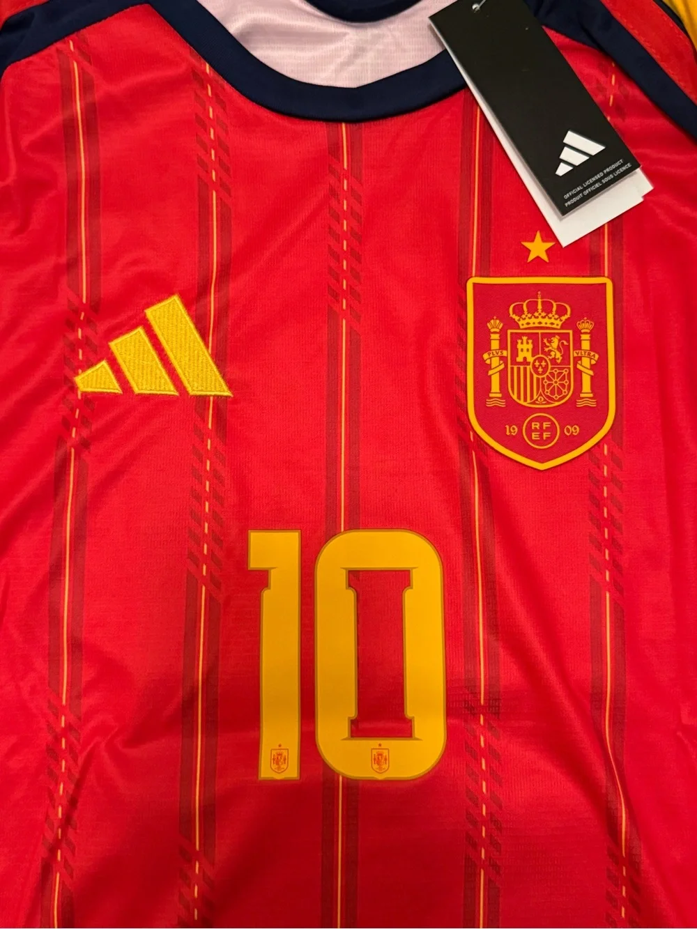 Adidas Men’s Lamine Yamal Spain Jersey (Large)